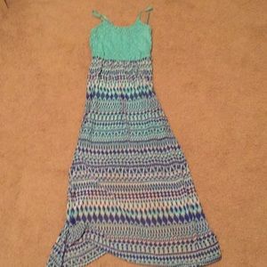 Fun maxi dress size xs Maurice’s